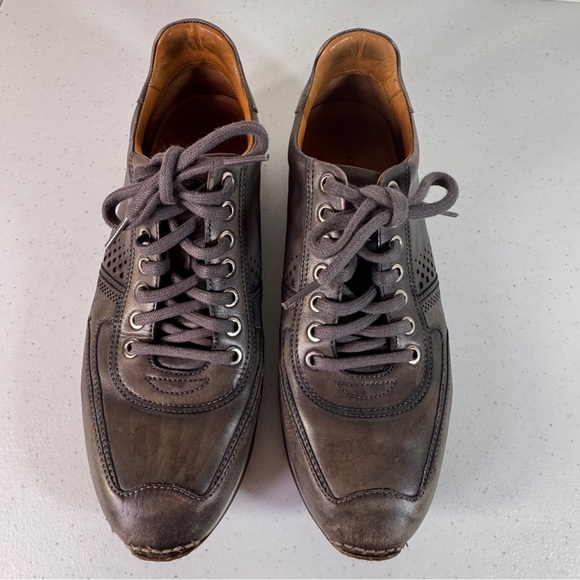 Magnanni Cristian 15745 Men's Grey Leather Sneakers Size 8.5 M - Picture 17 of 17